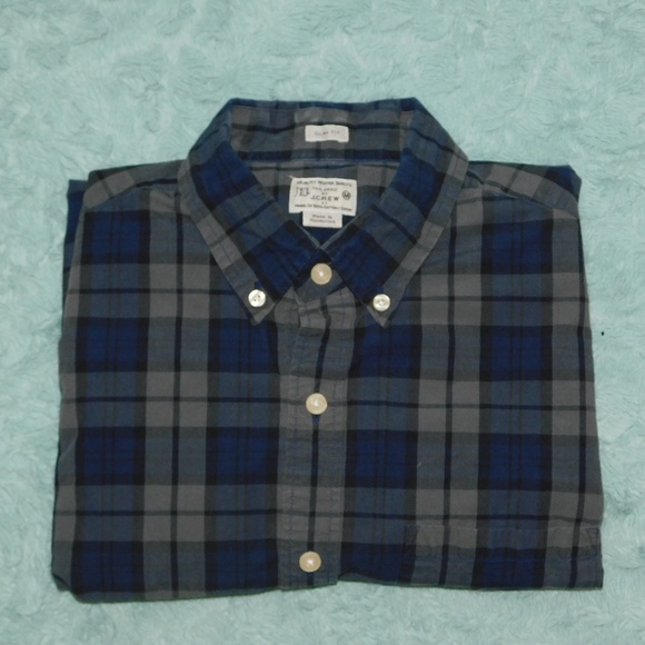 J Crew Plaid Slim Fit Button up Shirt - Picture 6 of 6